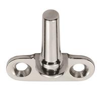 Flush Fitting Cranked Window Casement Pin 25mm Fixing Centres Polished Chrome