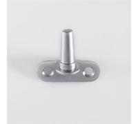 Flush Fitting Cranked Window Casement Pin - 25mm Fixing Centres Satin Chrome