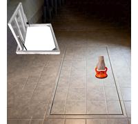 Flush Floor Hatch Door, 24 30 36 48 60 in Hidden Wine Cellar Doors Internal for Basement/Crawl Space/Boat, Heavy-Duty Steel Camouflaged Entry Door Opening Cover(LXW 44X23IN/1120X580mm)