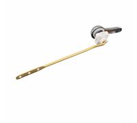 Flush Lever for Toilet Tank, Side or Front Mount, Elegant Copper Finish, Simple Installation, Brass and Metal Lock Nut, Enhance Bathroom Decor (A)
