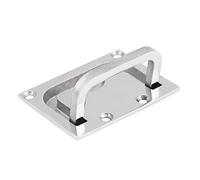 Flush Lift Handles Boat Hatch Pull Handle Stainless Steel Boat Hatch Door Handles Recessed Cabinet Lift Pull Handle for Marine Yacht