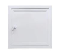 Flush Mount Access Door Inspection Panel with Key Latch, Aluminum Alloy Wall Hole Cover for Drywall Plumbing Electrical Cables Wiring, White(32x20in/81x51cm)