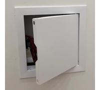 Flush Mount Access Panel Cover, White Access Panel Inspection Hatch, Magnetic Door Board, Wall Ceiling Cover Plate(18x22in(450x550mm))