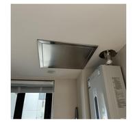 Flush Mount Ceiling Access Panel, Wall and Ceiling Inspection Hatch Plate Push to Open Latch, Concealed Panel for AC Vent Inspection/Valves/Fuse Box Cover (48.3 * 48.3cm,Silver)