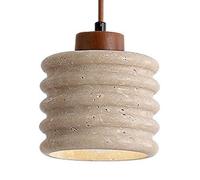 Flush Mount Ceiling Hanging Lamp, Japanese Minimalist Style Chandelier, E27 Base Single Head Marble Pendant Light, Coffee Shop Corridor Bedroom Decoration Light Fixtures