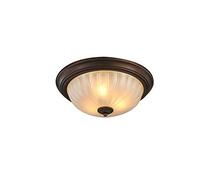 Flush Mount Ceiling Light American Retro E27 Simple Ceiling Lamp 7.8 Inches Thick Ceiling Lighting Suitable For Balcony, Bedroom And Living Room Lighting Fixture