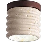 Flush Mount Ceiling Light, Japanese-style Balcony Ceiling Lamp Fixture, Vintage Interior Decoration Chandelier, Wooden E27 Base Easy To Install Lighting Fixture,For Office, Study, Living Room