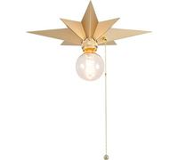 Flush Mount Ceiling Light,Star Light Fixtures Ceiling with Pull Chain on/Off for Hallway,Entryway,Study Room,Bedroom Made in China