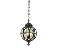 Flush Mount Ceiling Lighting Fixtures Amen Retro Outdoor Metal Chandelier Creative Waterproof Glass Hanging Lamp Shade Garden Villa Door Decorative Pendant Light