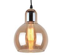Flush Mount Ceiling Lighting Fixtures, E27 Base Glass Hanging Lamp Shade, Modern Industrial Style Chandelier, Restaurant Bedroom Balcony Decoration Pendant Light