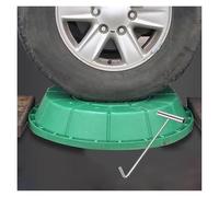 Flush Mount Cover & Frame 24Inch Septic Tank Lid with Hook Durable for Grass Lawn Fits 16"/18"/20" Diameter Ideal for Septic Systems