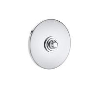 Flush Mount Double Flush Toilet Flush 6/3 Litre 18.5 x 1 x 18.5 cm Chrome Colour (A5A9777C00)
