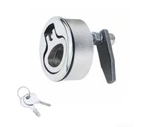 Flush Mount Marine Deck Hatch Latch Pull Ring Made From Resistant 316 Stainless Steel For Safe And Stable Boat Deck Application(B)