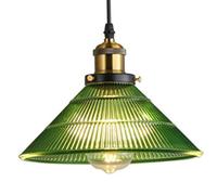 Flush Mount Personality Pendant Light, Modern Industrial Style Chandelier, E27 Light Source Glass Hanging Lamp Shade, Restaurant Bar Coffee Shop Decoration Light Fixtures