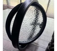 Flush Mount Porthole Window - Lockable Handle for Mobile Home Bedroom & RV - Stylish Design for Enhanced Security and Privacy