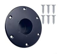 Flush Mount Round Table Leg Base Pedestal for RV and Boat with Metal Construction and Compact Design for Small Spaces