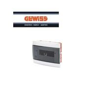 Flush-mounted distribution board 4+1/2 modules Gewiss GW40237TB white color