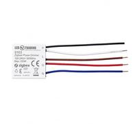 Flush-Mounted Module Dimmer, 1 Channel for 230 V Max. 200 W LED with Button / Switch Connection Phase Control Dimmable Lamps, Transformers and Lights (Micro Dimmer)