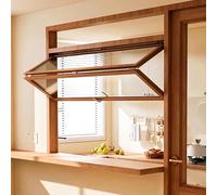 Flush Mounted Shed Window - 17.7x27.5 in Foldable Sliding Design with Reinforced Glass Locks Perfect for Food Trucks Restaurants and Outdoor Spaces Durable Replacement Solution