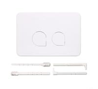 Flush Panel Dual Button Fit For Toilet Series 01 10 20, 21 30, 50 60 For Seamless Replacement And Functional Bathroom Upgrade, Water Saving Bathroom Accessory(A)