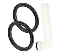 Flush Pipe Seal, 2 pcs, Replacement for 362.771.00.1, Compatible with GEBERIT DN40/45 Concealed Flush Pipe Like 361.887.16.1 Flush Pipe Extension, Ø 2.13" Outside, Ø 1.65" Inside