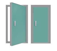 Flush Recessed Wall Access Door with Aluminum Alloy Frame for Inspection Hatch and Panel Applications