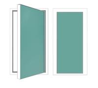 Flush Recessed Wall Access Door with Aluminum Alloy Frame for Inspection Hatch and Panel Applications
