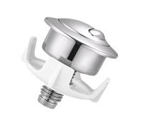 Flush Toilet Push Button Replacement, High-Performance Flusher with Two Flush Modes, Easy Maintenance Tank Part for Home Apartment Bathroom Plumbing Repair for Renters Plumbers Men and Women