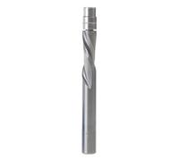 Flush Trim Solid Carbides Spirals Top Bearing Router Bits 1/4" Shank Compression UP/Down Cut End Mill Bits Router Bit Shank Bearing
