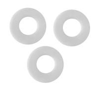Flush Valve Seal 816.418.00.1 for Geberit - 3 Pack Silicone Toilet Cistern Base Washers - Clear Rubber Diaphragm Gasket Ring Repair Parts