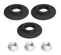 Flush Valve Seal Compatible with Ideal Standard SV01967, Toilet Cistern Flush Valve Seal Replacement Kit with Clips for Armitage Shanks SV93467 SV92667 SV92467 Rubber Toilet Seal(3 Pack)