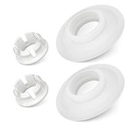 Flush Valve Seal Compatible with Ideal Standard Toilet Cistern 2Pcs, Ancable Replacement Kit with Seal & Clip for Ideal Standard Armitage Shanks SV01967 Flush Valves - White