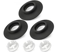 Flush Valve Seal Compatible with Ideal Standard Toilet Cistern 3Pcs, Ancable Replacement Flush Valve Seal & Clip for Ideal Standard Armitage Shanks Flush Valves SV01967 Black
