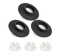 Flush Valve Seal Compatible with Ideal Standard Toilet Cistern, 3Pcs Toilet Flush Valve Seal & Clip Toilet Cistern Flush Parts Toilet Flush System Replacement for Home Office