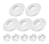 Flush Valve Seal Compatible with Ideal Standard Toilet Cistern 5Pcs, Ancable Replacement Kit with Seal & Clip for Ideal Standard Armitage Shanks SV01967 Flush Valves - White