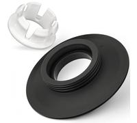 Flush Valve Seal Compatible with Ideal Standard Toilet Cistern, Ancable Replacement Flush Valve Seal & Clip for Ideal Standard Armitage Shanks Flush Valves SV01967 Black