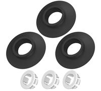 Flush Valve Seal Compatible with Ideal Standard Toilet Cistern, Maslasee 3 PCS Ancable Replacement Flush Valve Seal & Clip Replace of SV01967 (Black)