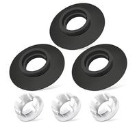 Flush Valve Seal Compatible with Ideal Standard Toilet Cistern, Replacement Flush Valve Seal & Clip, Replace of SV01967 (3 Pcs)