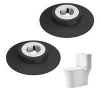 Flush Valve Seal for Ideal Standard - 2 Pack Silicone Toilet Flush Valve for SV01967 - Replacement Toilet Flush Valve Seal & Clip for Armitage Shanks Flush Systems