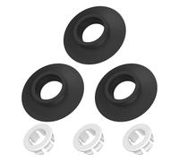 Flush Valve Seal for Ideal Standard SV01967, Universal Fit for Various Valves Replacement Part Toilet Cistern Seal Kit for Toilet Water Tank(Color:Black)