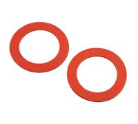Flush Valve Seal Kit for Mansfield 2 Pieces Red Rubber Replacement for 2 Inch Model 210 211 Leak Repair Quick Install for Toilets Running Water Save Pack