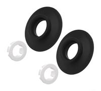 Flush Valve Seal Replacement Set for Toilet Systems, 24 Pieces Compatible with SV Type Valves for Easy Repairs (Black-2pcs)