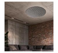 Flush Wall Return Air Vent Cover, Louvered HVAC Filter Grille Panels | Dia 25 30 35 40 45 50 55 60 CM Round, Detachable/ Reusable, for Living Room/ Bathroom/ House/ Attic