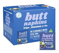 Flushable Wipes, Travel-size Unscented Plant Hypocentcent, Adjustable, Lightweight, Durable, Portable, User-friendly, Compact Ergonomic Design, Butt, Napkins, U2013, Wet, Singles