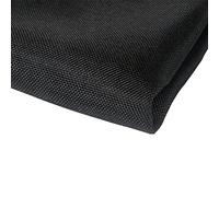 Flushbay Speaker Grill Cloth Linen Single Layer Speaker Fabric Protective Dustproof Mesh Cloth Stereo Fabric Replacement for Home Stage Speakers, Media Cabinet, KTV Box (Black, 50 * 146cm)
