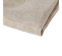 Flushbay Speaker Grill Cloth Linen Single Layer Speaker Fabric Protective Dustproof Mesh Cloth Stereo Fabric Replacement for Home Stage Speakers, Media Cabinet, KTV Box (Beige, 50 * 146cm)