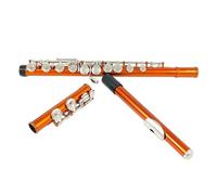 Flute 16 Close Holes C Keys Cupronickel Nickel Plated Tangerine Flute With E Key MFL608