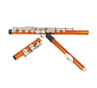 Flute 16 Close Holes C Keys Cupronickel Nickel Plated Tangerine Flute With E Key MFL608