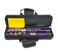 Flute 16 Close Holes C Keys Plated Purple Flute With E Key MFL-604