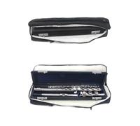 Flute 16 Hole E Key C Key Flute Dual Purpose Copper Silver Plated(Flute light bag)